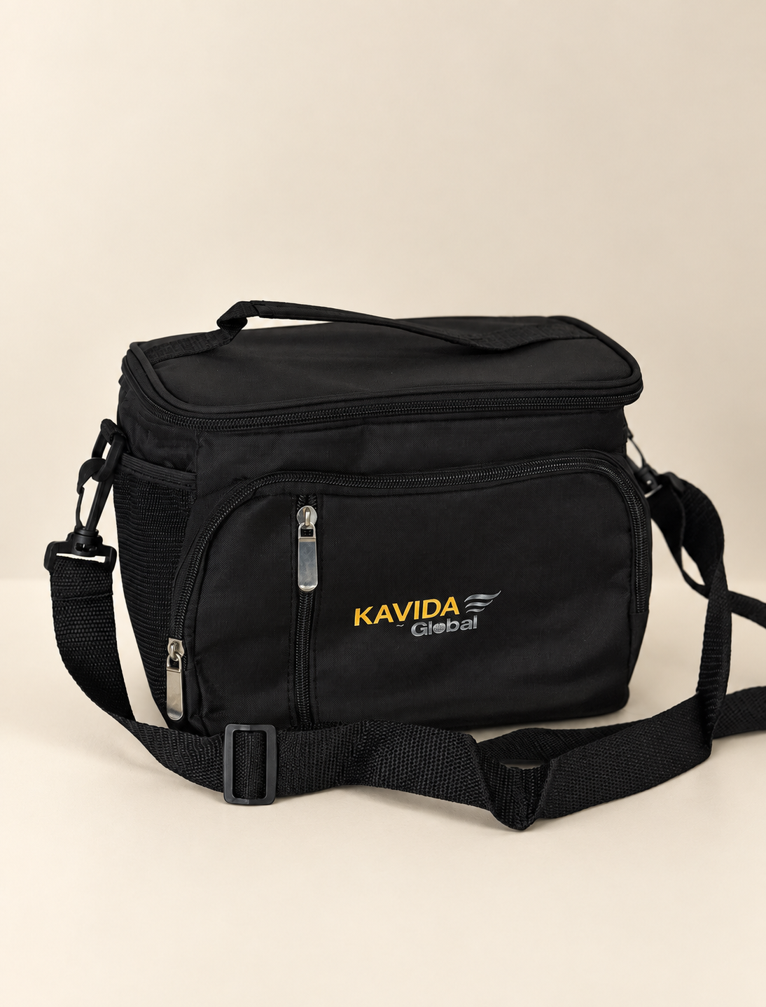 Bolsa térmica corporativa personalizada com DTF têxtil