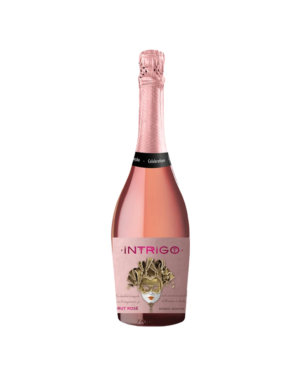 Espumante Intrigo Brut Rosé 750ml - Curadoria de Bebidas Coziness